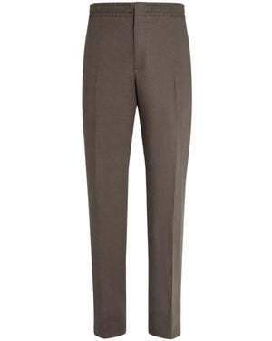 ZEGNA Oasi Lino Hose - Grau