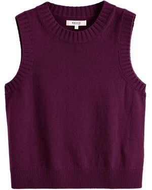 Chinti & Parker Gilet Girocollo - Viola