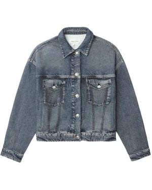 Rag & Bone Jacke Mit Brusttasche - Blau