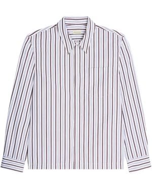 Dries Van Noten Cotton Zip Shirt - White
