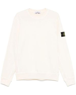 Stone Island Sudadera con distintivo Compass - Blanco