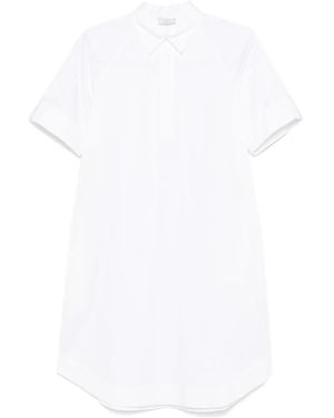 Peserico Poplin Mini Dress - White