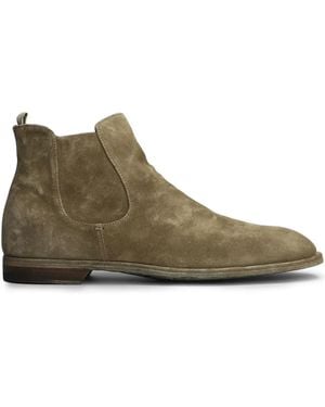 Officine Creative スエード アンクルブーツ - ブラウン