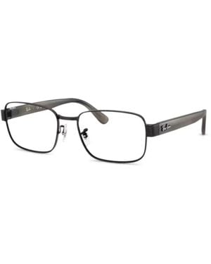 Ray-Ban Square-Frame Glasses - White