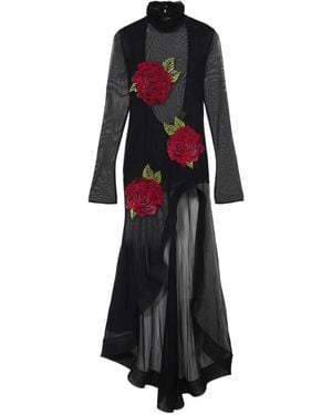 Blumarine Sequin-Embroidered Maxi Dress - White