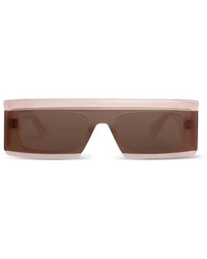 Alaïa Rectangular Mask Sunglasses - Multicolour