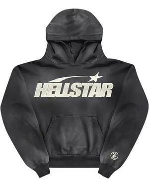 HELLSTAR Uniform Logo-Print Hoodie - Black