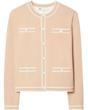 Tory Burch Kendra Cardigan - Natural