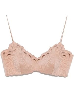 Ermanno Scervino Floral Embroidered Top - Pink