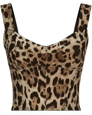 Dolce & Gabbana Sleeveless tops - Marrone
