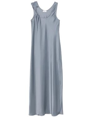 Marella Twisted Midi Dress - Blue