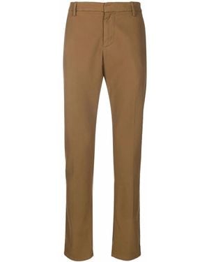 Dondup Cropped Tapered Chino Pants - Natural