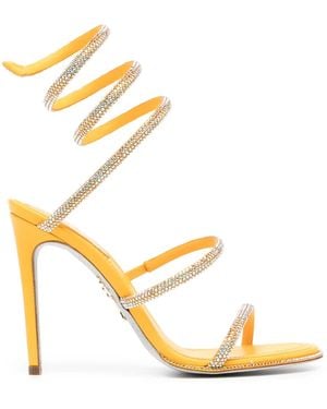 Rene Caovilla 110Mm Cleo Sandals - Metallic