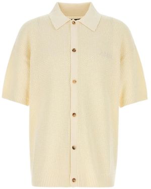 Amiri Cream Crochet Shirt - Natural