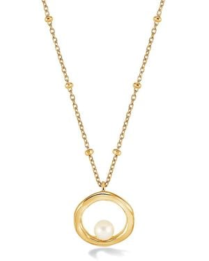 Dower & Hall Collar Waterfall Con Colgante - Metálico