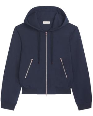 Dries Van Noten Ruimvallende Hoodie Met Rits - Blauw