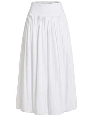 Nicholas Zaira Midi Bubble Skirt - White