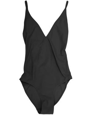 Rick Owens V-Neck One-Pieces - Black