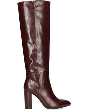 Mexx Block-Heel Knee-High Boots - Brown