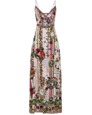 CAMILLA My Sweet Snow White cut-out maxi dress - Weiß
