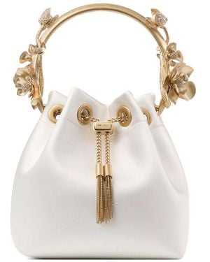 Jimmy Choo Bon Bon Clutch - White