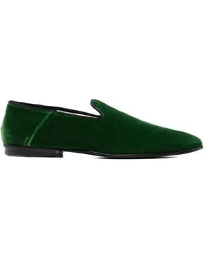 Tom Ford Steven Velvet Loafers - Green