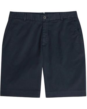 Sunspel Pantalones cortos chinos con botones - Azul