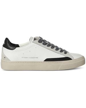 Crime London Essential Sneakers Mit Kontrasteinsatz - Weiß