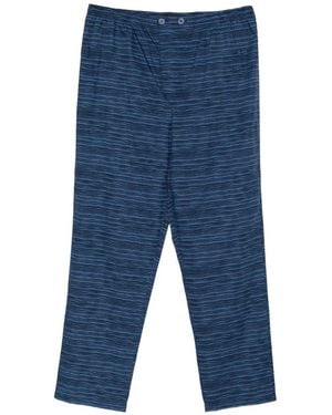 ZEGNA Pantalon Décontracté Imprimé - Blue