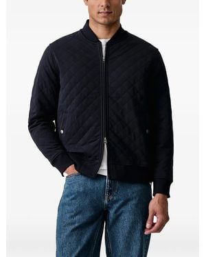 GANT Quilted Bomber Jacket - Blue