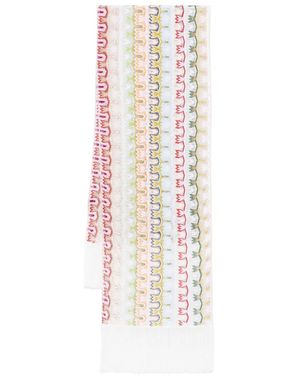 Missoni シェブロン スカーフ - ホワイト