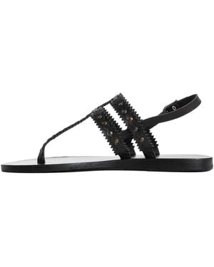Ancient Greek Sandals Vesta Sandalen mit Nieten - Schwarz