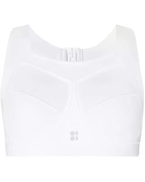 Sweaty Betty Zero Gravity Padded Running Sports Bra - White