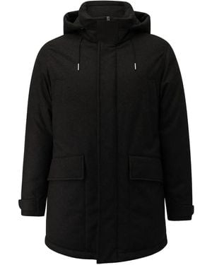 ZEGNA フーデッド ジャケット - ブラック