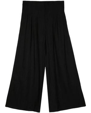 B+ AB Wide-Leg Cropped Pants - Black