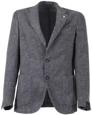 Brando Chaqueta Con Botones - Gris