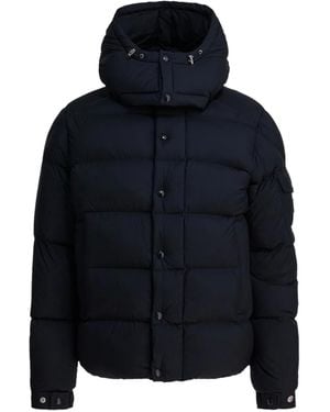 Moncler Button Hooded Jacket - Blue