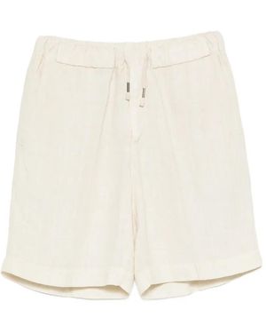 INLINUM Bermudas Con Cordones - Blanco
