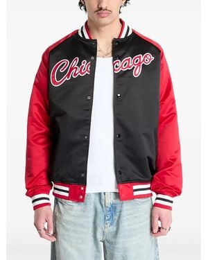 Mitchell & Ness エンブロイダリー ジャケット - レッド