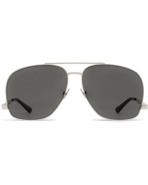 Saint Laurent Leon オーバーサイズ サングラス - グレー