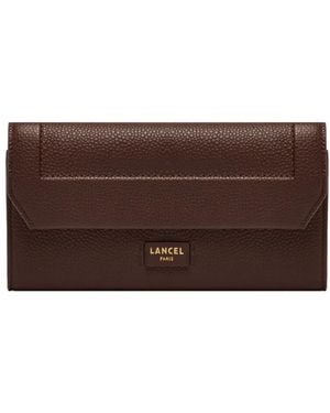Lancel Logo-Detail Leather Wallet - Brown