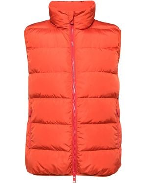Aspesi Gilet À Design Matelassé - Red
