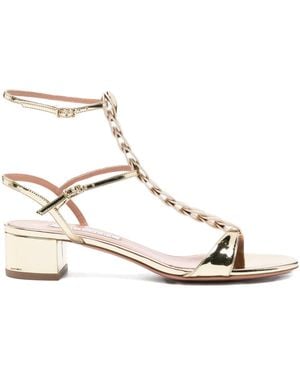 Aquazzura Sandalias Destiny Gladiator con tacón de 35 mm - Neutro