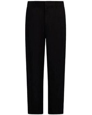 Laminar Technical-Texture Straight-Leg Pants - Black