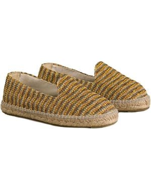 Manebí Striped Espadrille Shoes - Brown