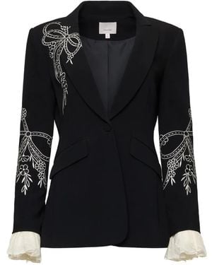 Cinq À Sept Blazer Cheyenne À Détail De Ruban - Black