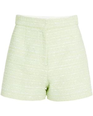 Giambattista Valli Tweed Shorts - Green