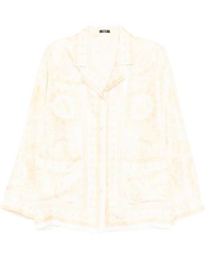 Versace Blusa estampada - Blanco
