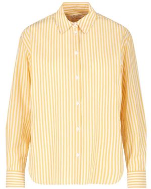 MC2 Saint Barth Chemise Brigitte À Rayures - Yellow