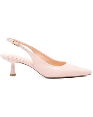SERGIO MORETTI FIRENZE Pointed-Toe Slingback Court Shoes - Pink